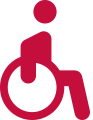 Room for people with reduced mobility 