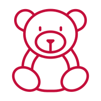 For baby: Loan of travel cot, changing mat, bottle warmer, high chair